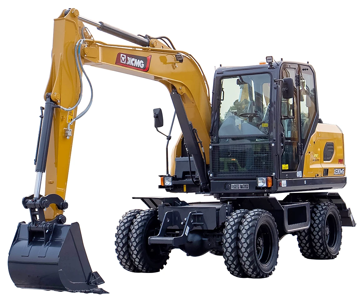 XCMG XE80WG PRO Wheeled Excavator